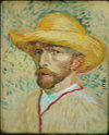Vincent van Gogh - Self-Portrait With a Straw Hat and Artist's Smock