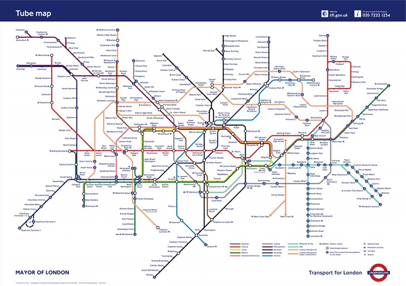 london tube map. New London tube map